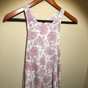 Perfect tank top to go with a tan cardigan!